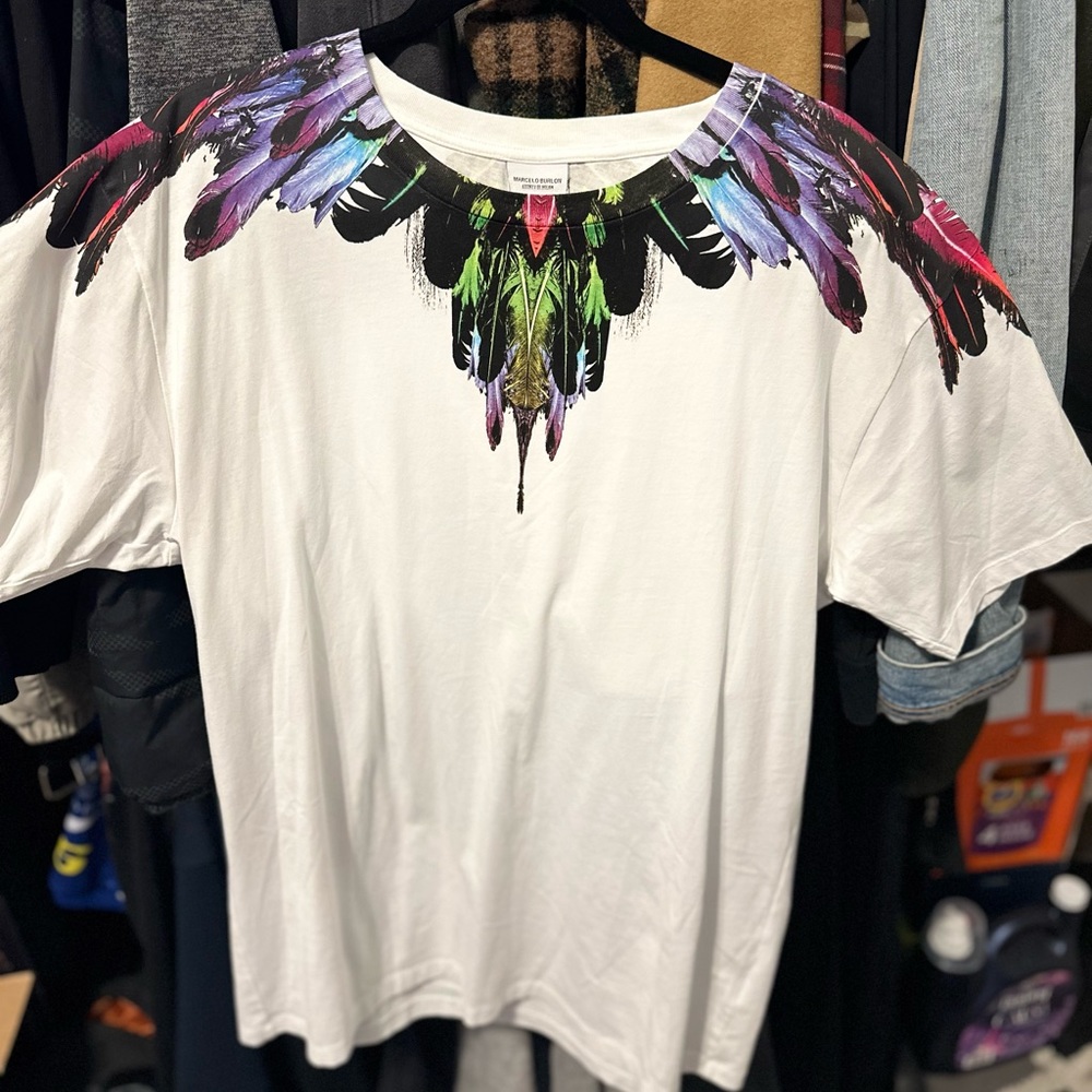 Marcelo Burlon Multicolor Wing Graphic Tee